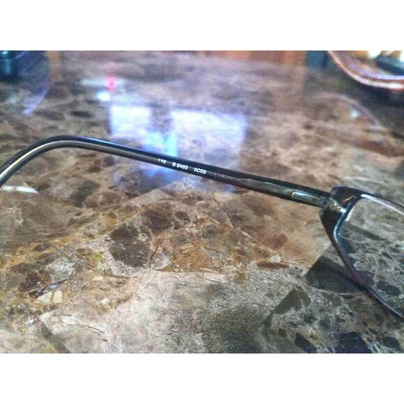 Burberry Eyeglass Frames B8465 Brown Plastic Full Rim Rectangular 50[]16-135 - Picture 6 of 7